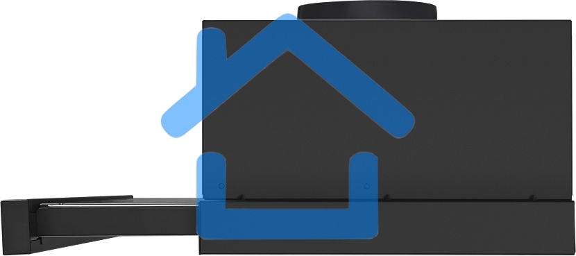 Вытяжка встраиваемая Maunfeld VS Light 50 черный, 50 см, 520 куб. м/ч, 56 дБ