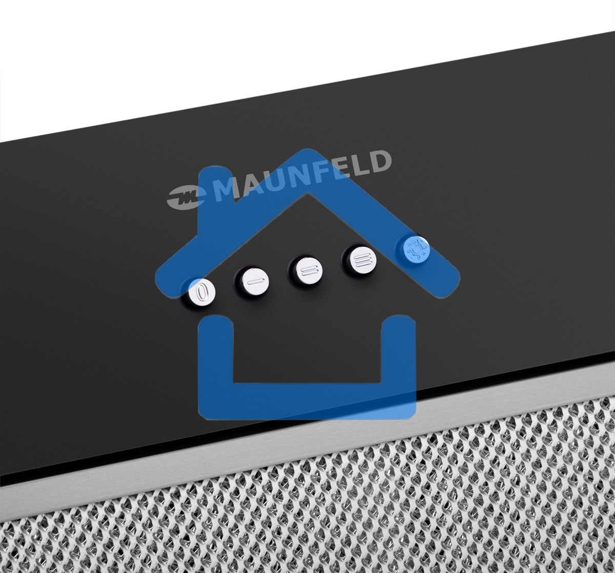 Вытяжка встраиваемая Maunfeld Thames 601M черный, 60 см, 520 куб. м/ч, 45 дБ