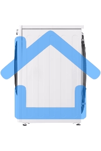 Стиральная машина LG TW4V3RS6W белый, загрузка фронтальная 10,5 кг, 1400 об/мин., класс: А