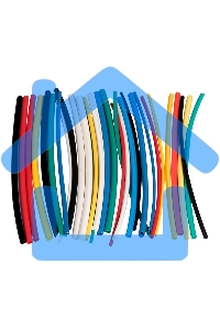 Набор трубок термоусадочных ТУТ 1/0.5; 1.5/0.75; 2/1; 2.5/1.25; 3/1.5 (6 цветов по 5шт 100мм) PROxima EKF tut-n-2-r