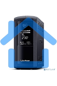 Источник бесперебойного питания UPS CyberPower VP1000EILCD Line-Interactive 1000VA/550W USB/RS-232/RJ11/45 (6 IEC С13)