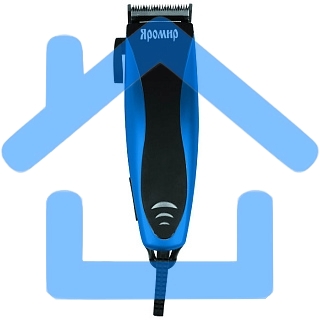 Машинка для стрижки волос ЯРОМИР ЯР-704, черный с синим (24) ( РОССИЯ )