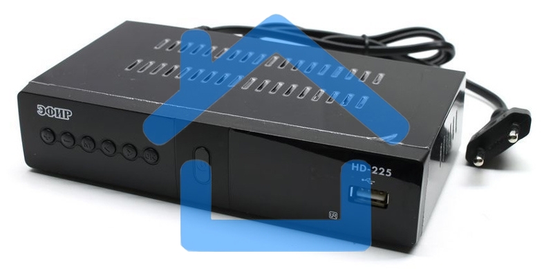 Ресивер эфирный цифровой DVB-T2/C HD HD-225 метал, дисплей DOLBY DIGITAL, Эфир