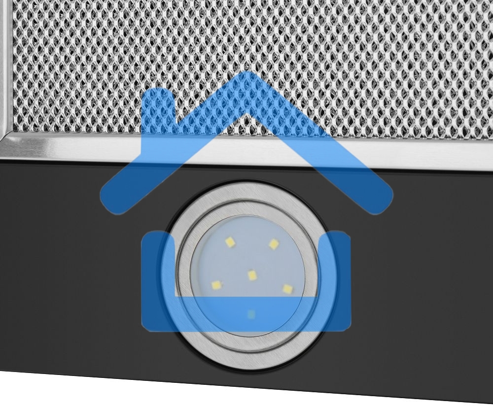 Вытяжка встраиваемая Maunfeld VS Light 50 черный, 50 см, 520 куб. м/ч, 56 дБ