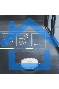 Робот-пылесос Tefal RG8227WH белый, 2600 мА·ч Li-Ion, уборка сухая, пылесборник контейнер 0.44 л