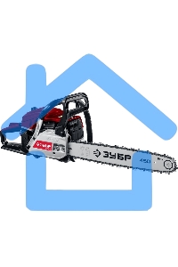 Бензопила Зубр ПБЦ-М52-45, 52 см3, шина 45 см