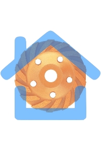 Чашка алмазная зачистная Matrix, 125 мм, турбо-сегмент