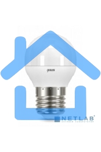 Лампа светодиодная Gauss LED Шар E27 6.5W 520lm 3000K 1/10/50