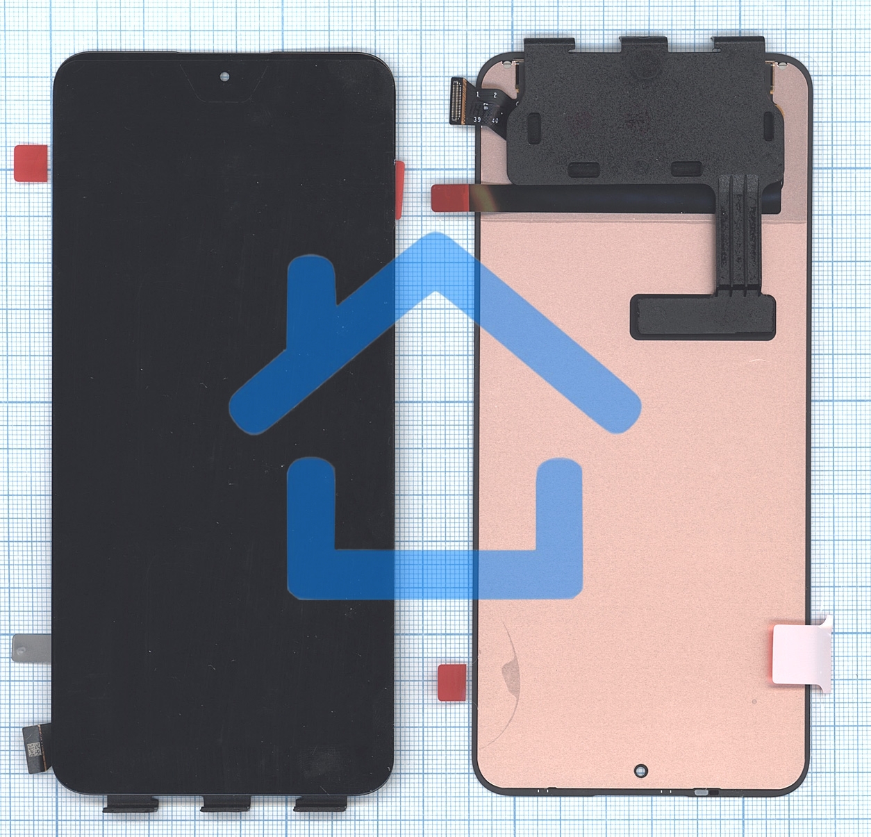 Дисплей для Xiaomi 13T в сборе с тачскрином черный orig