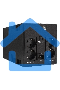 Источник бесперебойного питания ExeGate EP212521RUS Power Back UNB-1500 1500VA, черный, 4 евророзетки