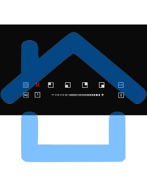 Встраиваемые электрические панели Monsher MHE 6012 Независимая стеклокерамическая варочная поверхность,Ширина 60 см, 4 зоны ускоренного нагрева,Электронное сенсорное управление,5 цифровых дисплеев, 9 уровней мощности, 1 двойная зона нагрева, таймер, индик