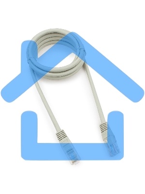 Патч-корд медный UTP Cablexpert PP10-1.5M кат.5e, 1.5м, литой, многожильный (серый)