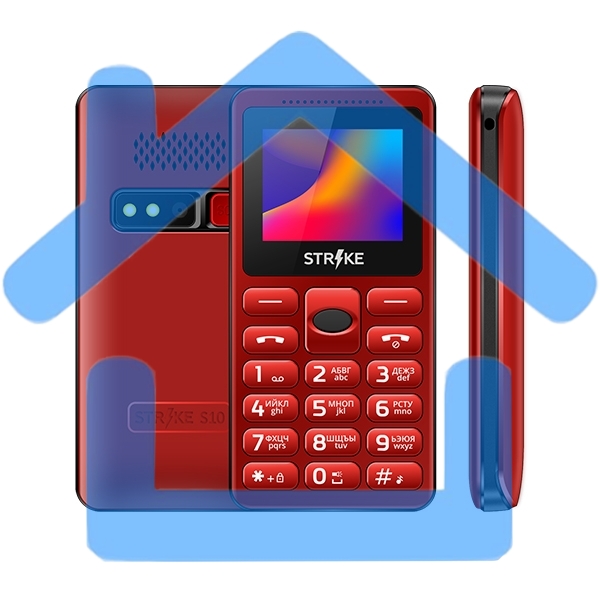 Мобильный телефон BQ Strike S10 черный SC6531E