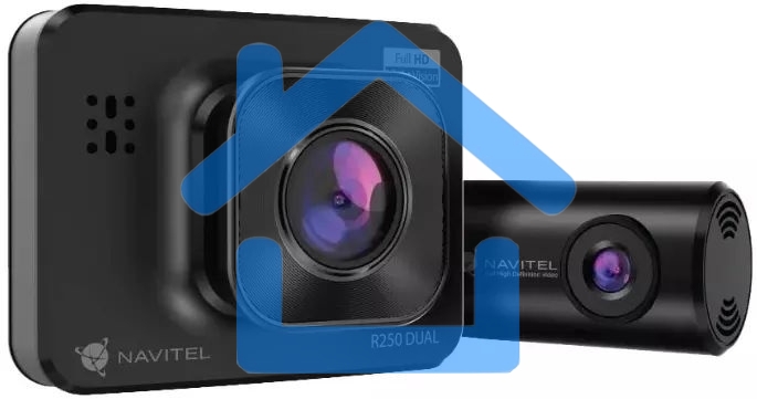 Видеорегистратор Navitel R250 DUAL DVR черный 1Mpix 1080x1920 1080p 140гр. AC5401