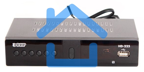 Ресивер эфирный цифровой DVB-T2/C HD HD-225 метал, дисплей DOLBY DIGITAL, Эфир