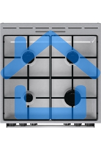 Плита комбинированная Gorenje GKS6C70XJ серый, конфорок 4 газовых, духовка 71 л, 60 см x 85 см x 60 см