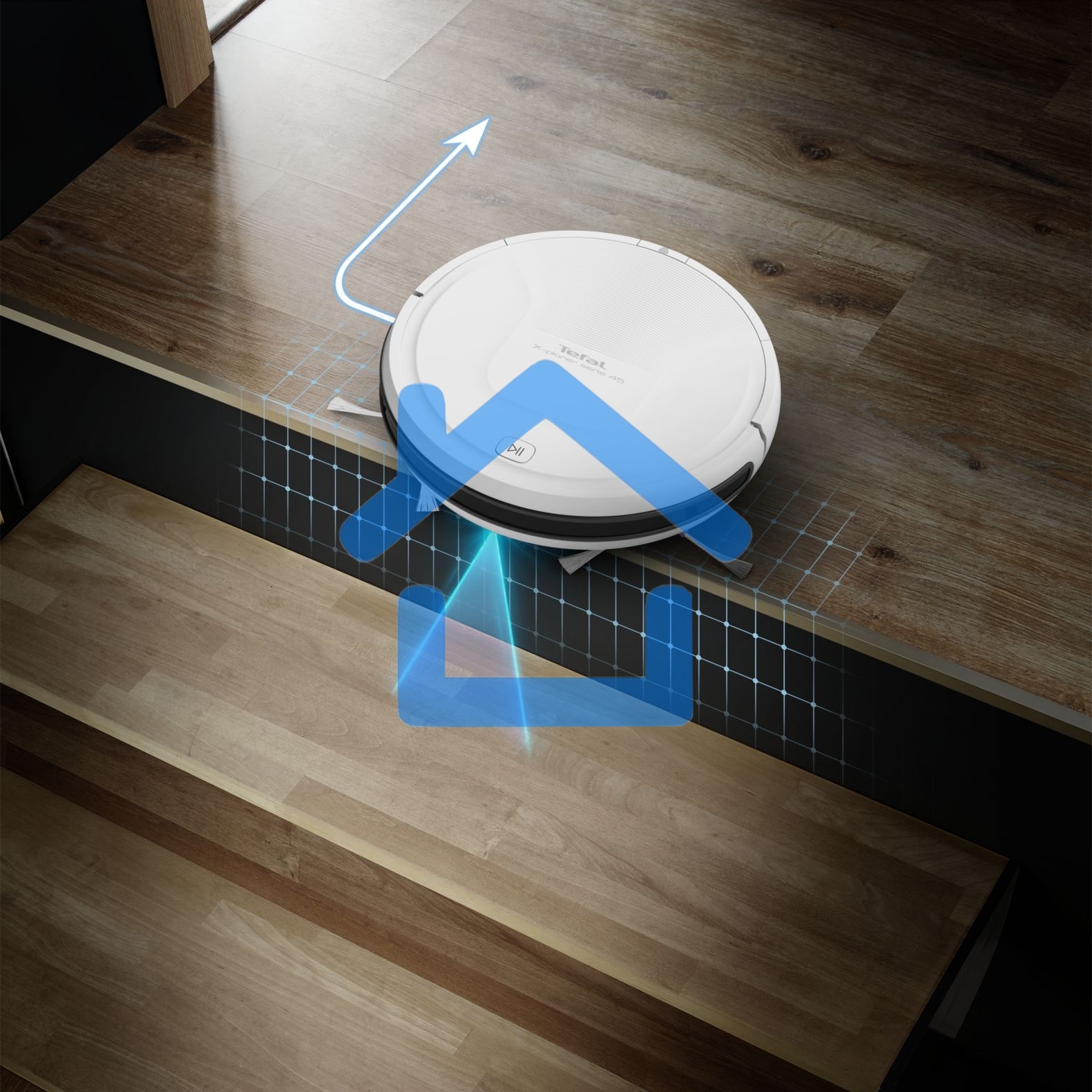 Робот-пылесос Tefal RG8227WH белый, 2600 мА·ч Li-Ion, уборка сухая, пылесборник контейнер 0.44 л