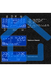 Источник бесперебойного питания (инвертор, синус, для котла) ExeGate SineTower SN-600.LCD.AVR.2SH 600VA/360W, чистая синусоида, LCD дисплей, AVR, 2*Schuko, линейно-интерактивный, черный