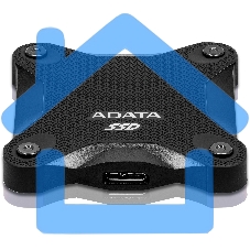Внешний SSD ADATA SD620, 2TB, USB 3.2 Gen 2 Type-A, R/W 550/480, черный