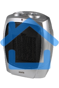 Тепловентилятор Oasis KS-15 серый, 1500 Вт, 20 м2