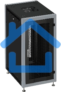 Шкаф коммутационный Sysmatrix (SL 6622.933 ) напольный 22U 600x600мм пер.дв.перфор. задн.дв.перфор. 800кг черный 51кг 180град. IP20