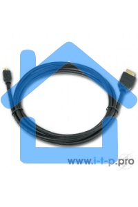 Кабель Cablexpert HDMI-micro HDMI CC-HDMID-6, 19M/19M, v2.0, медь, позол.разъемы, экран, 1.8м, черный, пакет