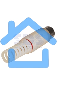 Разъем гнездо TV без пайки белый PROCONNECT