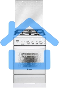 Плита газовая Gefest ПГ 5300-03 0040 белый, конфорок 4 шт, духовка 52 л, 50 см x 85 см x 58.5 см