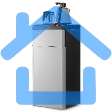 Кулер Vatten L50WEAT напольный электронный белый/черный