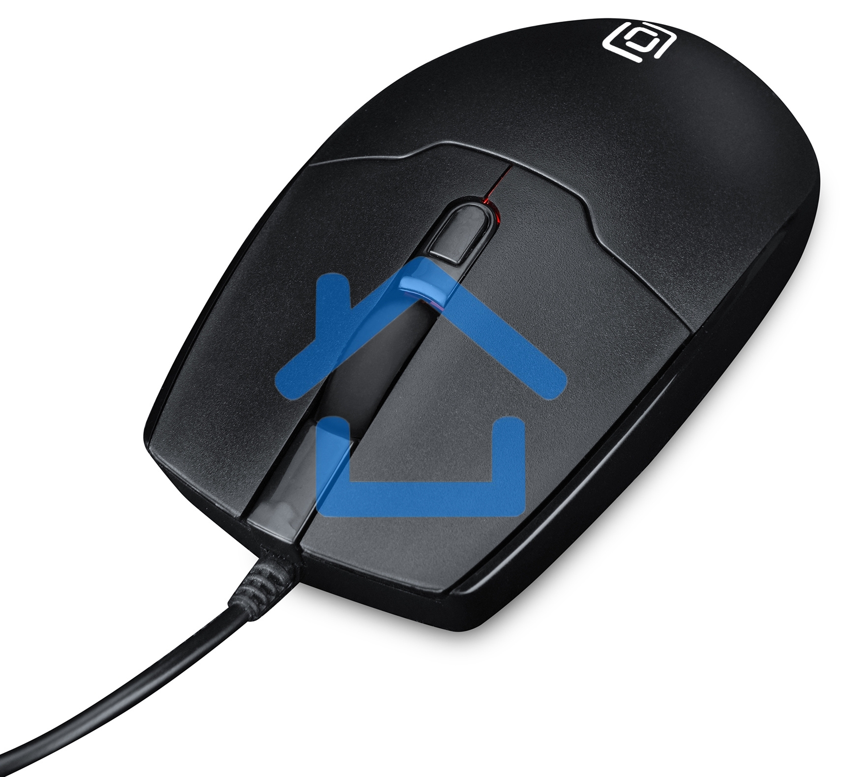 Мышь проводная Oklick 147M черный, 1600 dpi, PS/2, кнопки - 3