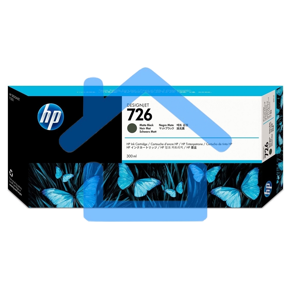 Картридж струйный HP 726 CH575A черный матовый для HP DJ (300мл)