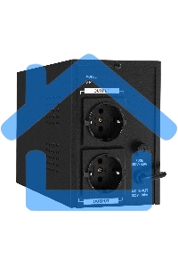 Источник бесперебойного питания (инвертор, синус, для котла) ExeGate SineTower SN-600.LCD.AVR.2SH 600VA/360W, чистая синусоида, LCD дисплей, AVR, 2*Schuko, линейно-интерактивный, черный