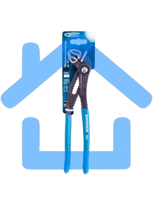 Клещи переставные, кнопочный механизм, обливные рукоятки, 250 мм Gross