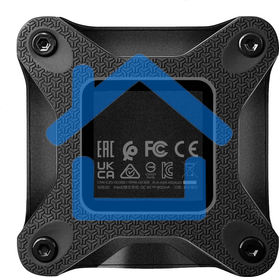 Внешний SSD ADATA SD620, 2TB, USB 3.2 Gen 2 Type-A, R/W 550/480, черный