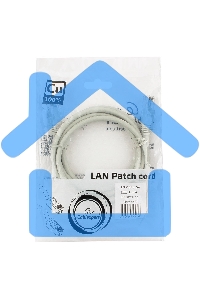 Патч-корд медный UTP Cablexpert PP10-1.5M кат.5e, 1.5м, литой, многожильный (серый)