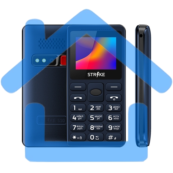 Мобильный телефон BQ Strike S10 черный SC6531E