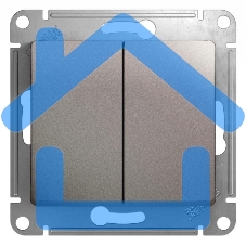 Механизм выключателя 2-кл. СП Glossa сх.5 10А IP20 10AX платина SchE GSL001251 Механизм выключателя 2-кл. СП Glossa сх.5 10А IP20 10AX платина SchE GSL001251