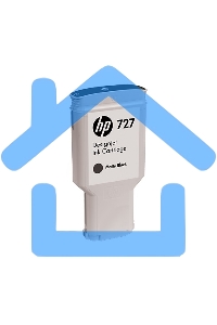 Картридж струйный HP 727 C1Q12A черный матовый, 300мл, для Designjet T920/T1500/T2500