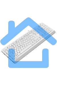 Клавиатура A4Tech Fstyler FKS10 проводная, USB, белый/серый