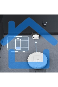 Робот-пылесос Tefal RG8227WH белый, 2600 мА·ч Li-Ion, уборка сухая, пылесборник контейнер 0.44 л