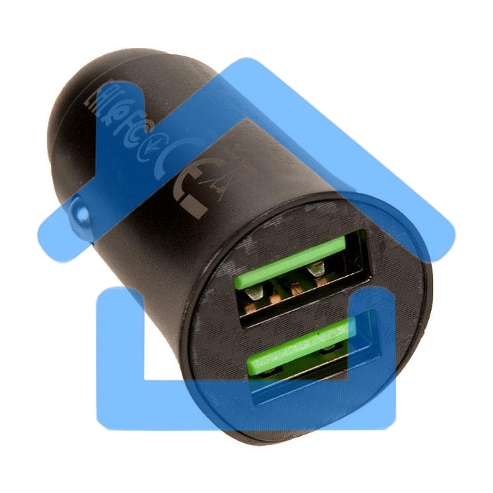 Авто ЗУ/ QC 3.0/ 2 USB/ HOCO HC-35027 Z39/ Выход: 5V_9V_12V, 18W/ черный