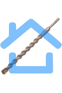 Бур по бетону Denzel двойная спираль, Cobalt W-tip, 20x310 мм, SDS PLUS