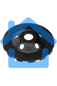 Чашка алмазная зачистная, 125 мм, турбо-сегмент Sparta