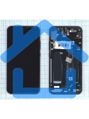 Дисплей для Asus ZenFone 5Z ZS620KL черный с рамкой