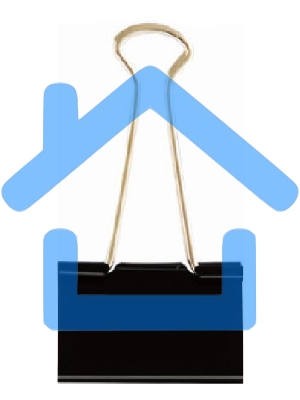 Зажимы Deli E38563 металл 32мм черный (упаковка: 12шт) картонная коробка