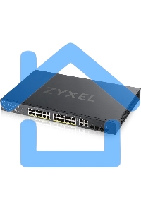 Коммутатор Zyxel NebulaFlex GS192024HPV2-EU0101F 24G 24PoE+ 375W управляемый