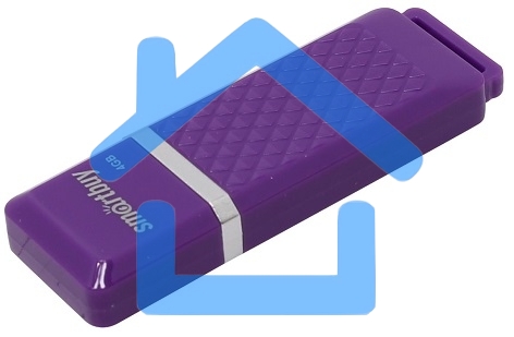 Флешка USB Smartbuy 4 Gb USB <USB 2.0> Smartbuy Quartz series Violet (SB4 GbQZ-V)