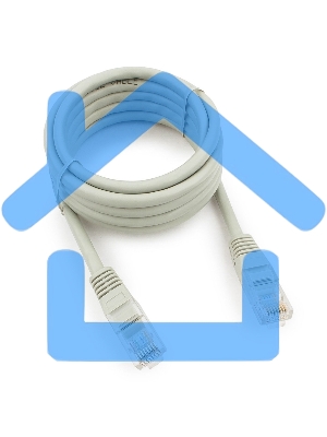 Патч-корд медный UTP CablexpertPP10-2M кат.5e, 2м, литой, многожильный (серый)