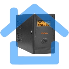 Источник бесперебойного питания ExeGate EP285568RUS Power Smart ULB-650.LCD.AVR.EURO 650VA/360W, LCD, AVR, 2 евророзетки, черный