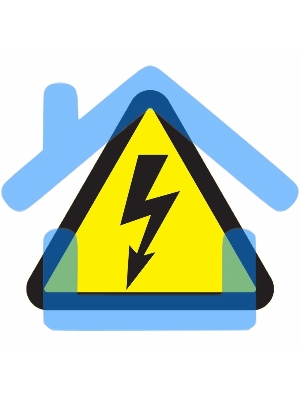 Наклейка знак электробезопасности Rexant 56-0005 